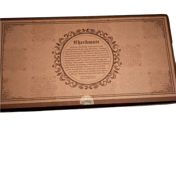 AMEROUS 15 Inch Magnetic Wooden Chess Set NWT - Picture 7 of 8